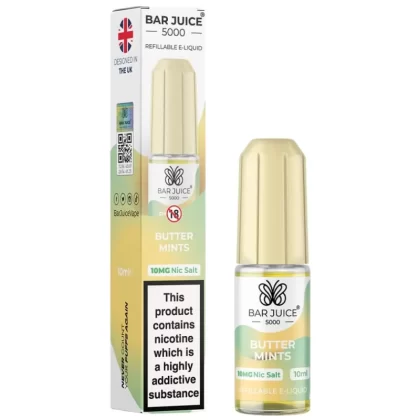 Butter Mints Nic Salt E-Liquid by Bar Juice 5000 (10ml) - Vapekit Co