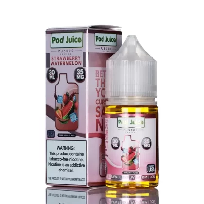 Pod Juice Salt PJ5000 - Strawberry Watermelon - 30ml (DISCONTINUED) - 55mg