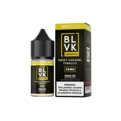 BLVK SALT - TBCO Series - Caramel (Sweet Tobacco) - 30ML E-Liquid - 20MG