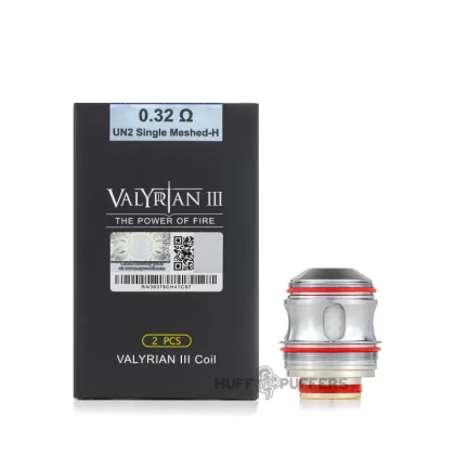 Uwell Valyrian 3 Coils - 0.32 ohm UN2 Singled Meshed-H (80-85W), 0.14 ohm UN2-2 Dual Meshed-H (80-90W)