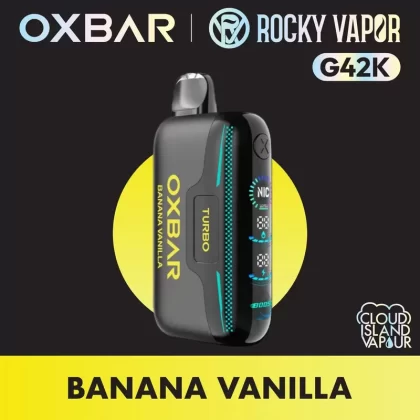 Rocky Vapor Oxbar G42K Disposable Vape – Banana Vanilla
