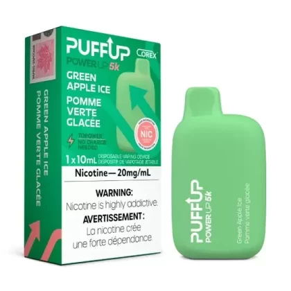 PUFF UP 5K – GREEN APPLE ICED