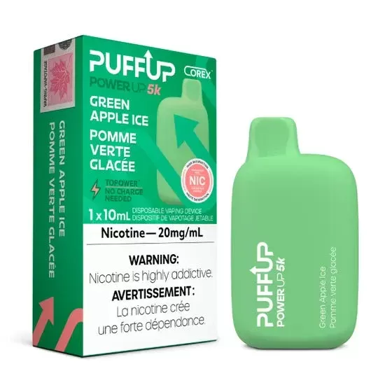 PUFF UP 5K – GREEN APPLE ICED