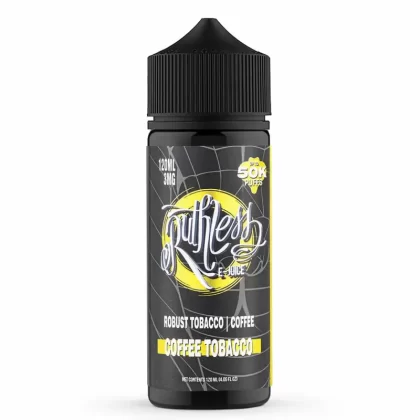 Ruthless Coffee Tobacco 120mL – All-Day Vape Pre-Steeped