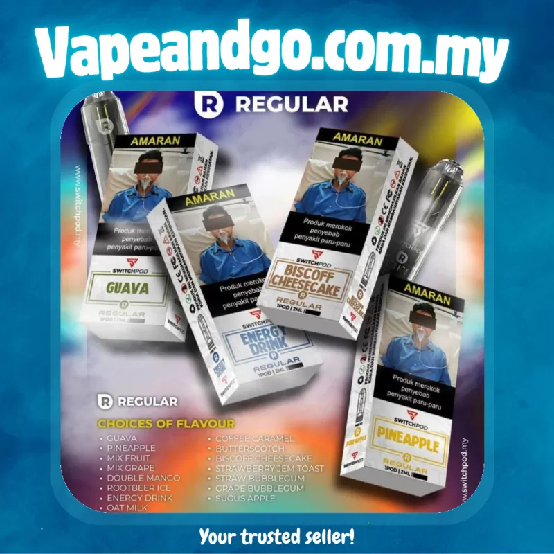 Switchpod By Unity Pre-Filled Cartridge 2ml Single Pack Akta 852 Registered - Vapeandgo Com My