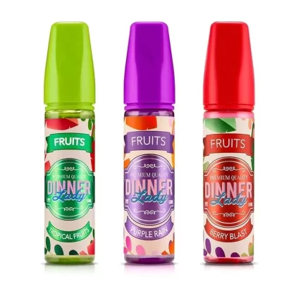 4x Dinner Lady 50ml Shortfill e Liquids – All Flavours – 70VG - Vapestorm Co