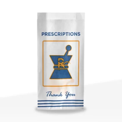 Pharmacy Prescription Exit Bags | Medium 5″ x 10″ | Kraft – 1000 Count