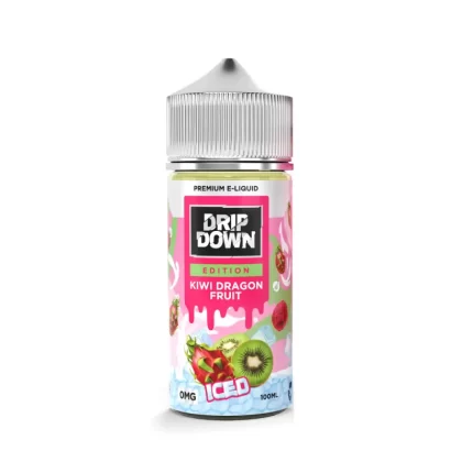 Drip Down Edition Series – Kiwi Dragon Fruit Ice 100ml (0/3/6 mg) - Vape Product, Vape Product