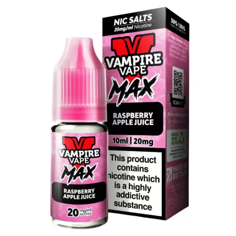Raspberry Apple VV Max Nic Salt E-Liquid by Vampire Vape (10ml)