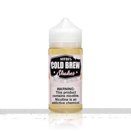SALTED CARAMEL E LIQUID BY NITROS COLD BREW SHAKES 100ML 70VG