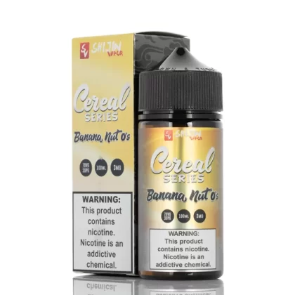 Shijin Cereal Series Banana Nut O’s Vape e-Liquid 100mL - Vape Product, Vape Product (71F67A)