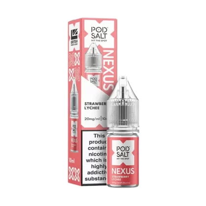 Pod Salt Nexus Strawberry Lychee Nic Salt Vape Juice