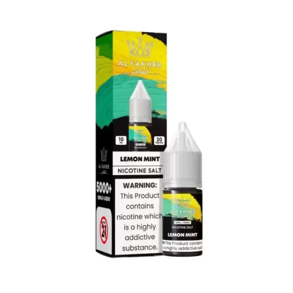 Al Fakher Lemon Mint Nic Salt Vape Juice - 10mg