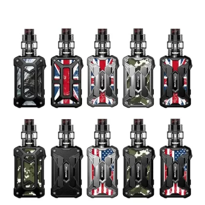 Rincoe Mechman Kit 228W with Mesh Tank 4.5ml - Steel Case-Camo SS