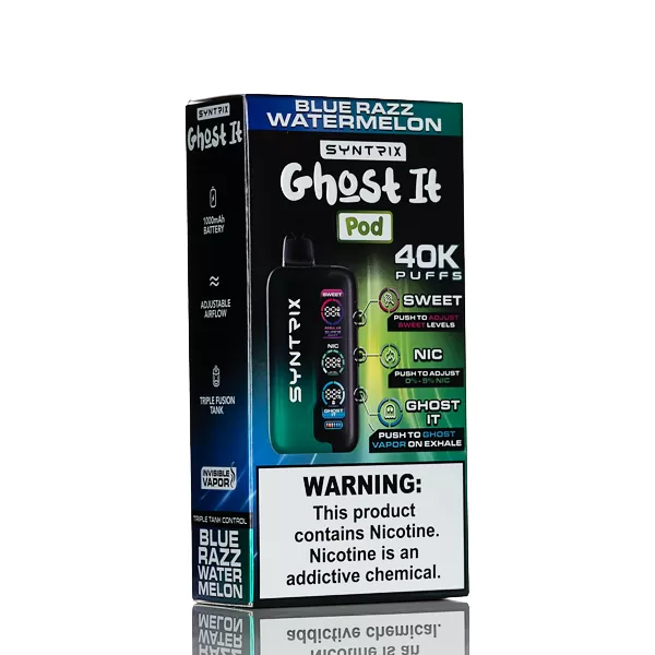 SYNTRIX x Pod Juice Ghost It 40K 40000 Puffs Disposable Vape - Image 3