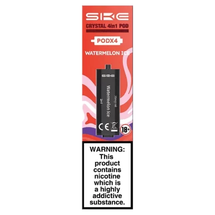WATERMELON ICE – SKE CRYSTAL 4IN1 PODS – PACK OF 4