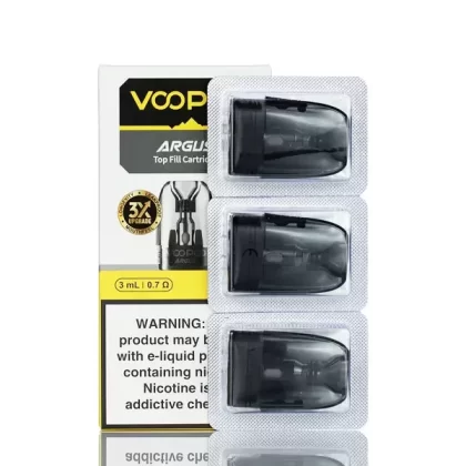 VooPoo Argus V2 Pod Replacement Pods - Pack of 3 - Pack of 3 - 0.4ohm V2 - 3mL