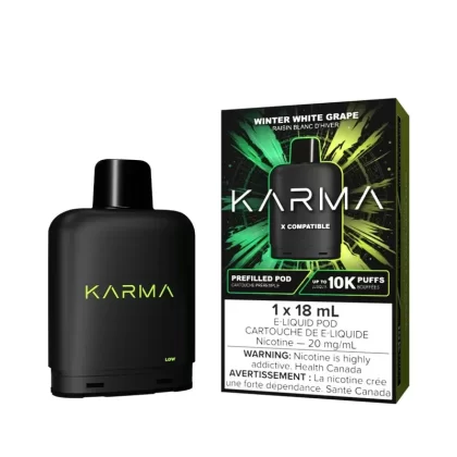 Level X Karma Winter White Grape Disposable Vape Pod