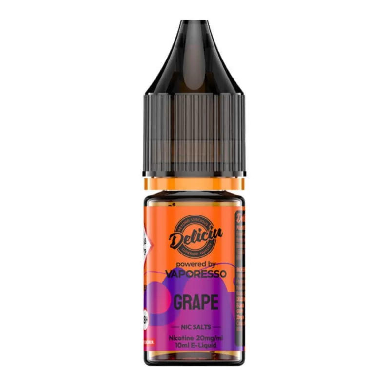 Grape Nic Salt E-Liquid by Deliciu (10ml) - 20mg