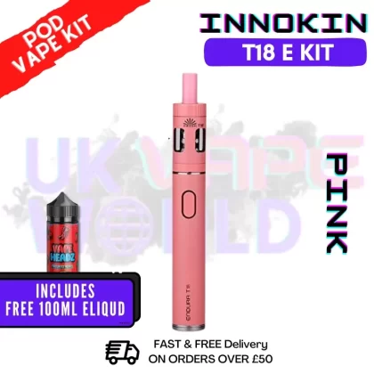Pink Innokin Endura T18E Starter Kit – ONLY £16.99