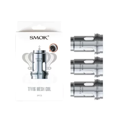 TFV16 Coils by Smok - Resistance#Single (.17Ω)>Dual (.12Ω)>Triple (.15Ω)>Conical (.20Ω)~Count#3-Pack (6DBFB4)