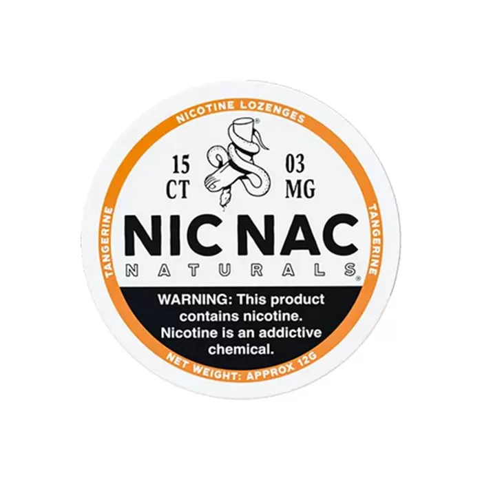 Nic Nac Tangerine Nicotine Lozenges - Ukecigstore - Image 2