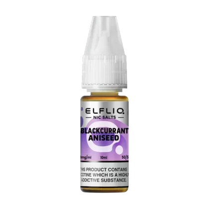 Blackcurrant Aniseed Elfliq Nic Salt by Elfbar - 10ml - Vape Product, Vape Product