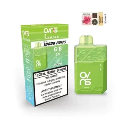 OVNS RANGER 10000 PUFF RECHARGEABLE DISPOSABLE VAPE – GB
