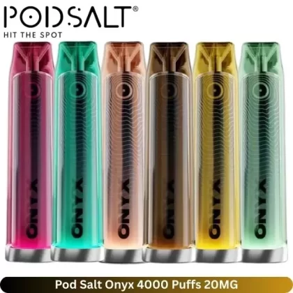 Pod Salt Onyx 4000 Puffs 20MG Disposable Vape - Eliquidsupply
