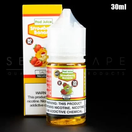 Pod Juice – Strawberry Banana Nic Salt 30ml