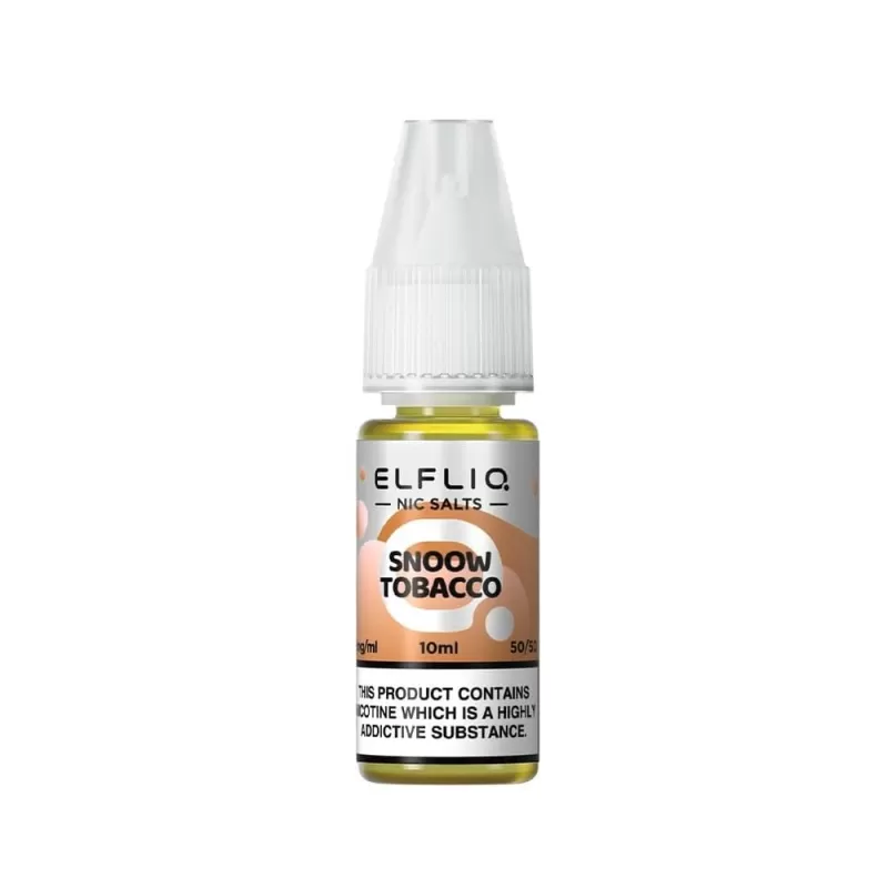 Cream Tobacco (Snoow Tobacco) Nic Salt E-Liquid by Elf Bar Elfliq (10ml) - 10mg - Image 2