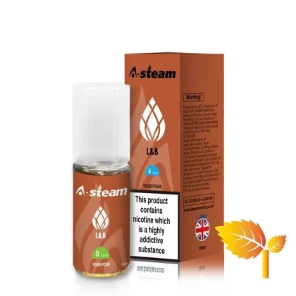 L & B 50/50 Eliquid 10ml by Steam