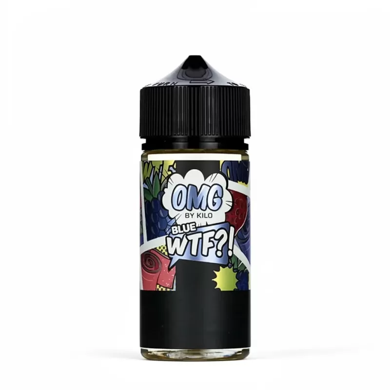 OMG E-Liquid – Blue WTF – 100ml Blue Razz Vape Juice - 3mg - 100ml, 6mg - 100ml - Image 2