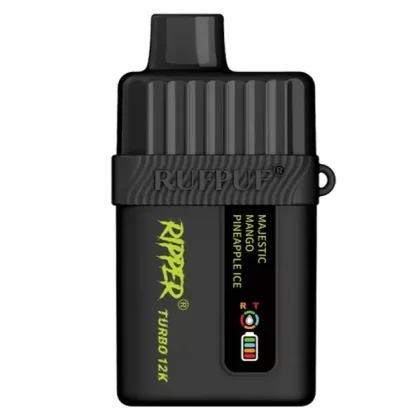 RIPPER TURBO 12K Disposable Vape – Majestic Mango Pineapple Ice