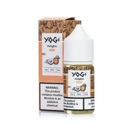 Yogi Delights Salt – Peach Ice 30ml - Nicotine Level#20 mg>35 mg>50 mg