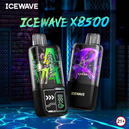 ICEWAVE X8500 Rechargeable Disposable Device - 8500 Puffs - Strawberry Banana