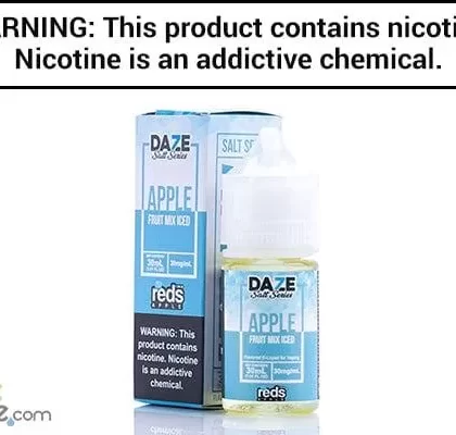 REDS FRUIT MIX ICED BY 7 DAZE SYNTHETIC SALT 30ML - Vapejuice