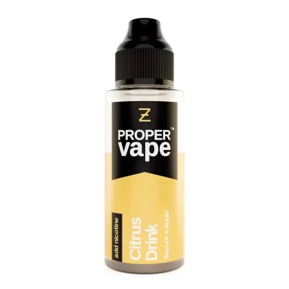 Proper Vape, Citrus Drink by Zeus Juice 100ml + FREE NIC SHOTS