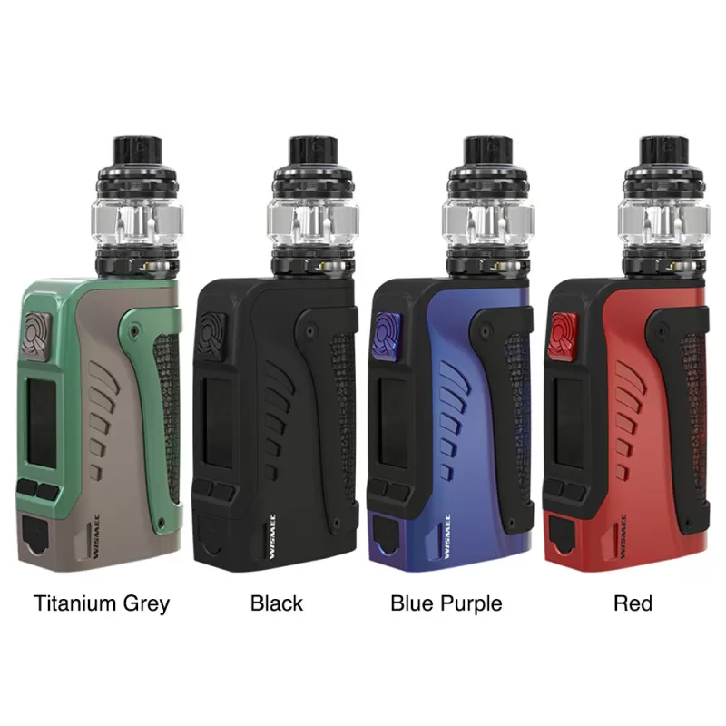 Wismec Reuleaux Tinker 2 Kit 200W with Trough Tank 6.5ml - Titanium Grey