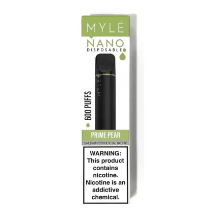 Myle Nano Disposable 600 Puffs - Prime Pear