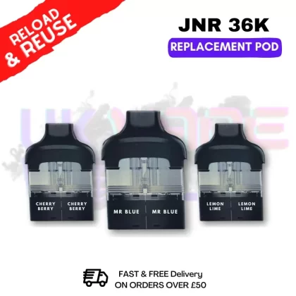 JNR Ace 36K Replacement Pods – £6.89