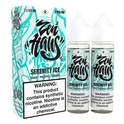 Serenity ICE by ZEN HAUS E-Liquid 2X 60ml - 6MG