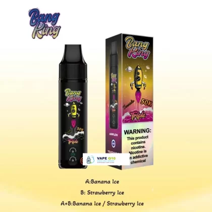 Bang King Triple 50K 3-in-1 Disposable Vape - Vapeq10