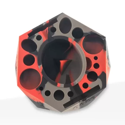 OOZE® | Silicone Banger Ashtray | Grey, Red & Black
