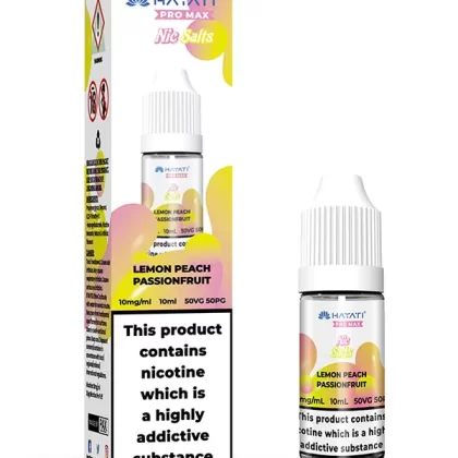 Hayati Pro Max Lemon Peach Passion Fruit Nic Salt E-Liquid 10ml