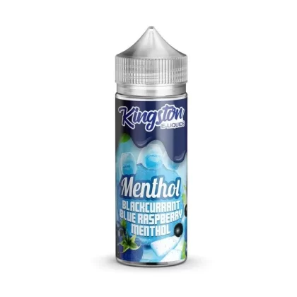 KINGSTON BLACKCURRANT, BLUE RASPBERRY MENTHOL 100ML SHORTFILL E-LIQUID