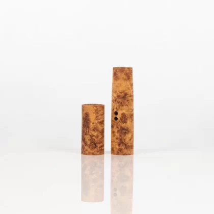 Shorty Black Ash Burl MVS & Sleeve set