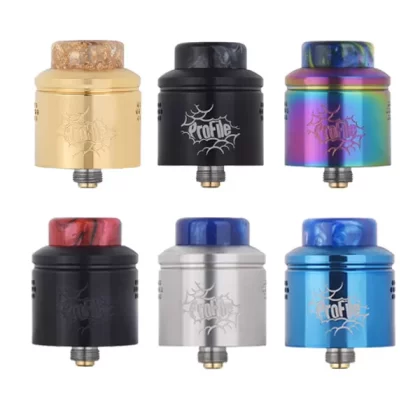 Wotofo Profile RDA Tank 24mm-0.18 Ohm Atomizer - GunMetal