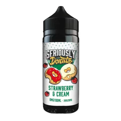 Strawberry and Cream By Seriously Donuts 100ml Shortfill
