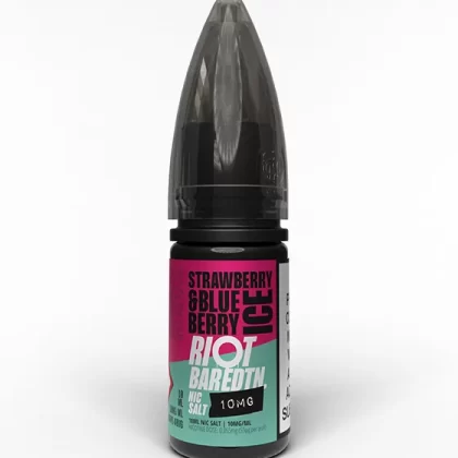 Strawberry Blueberry Ice Nic Salt E-Liquid - Riot Bar Edition - 5mg - PG 60%